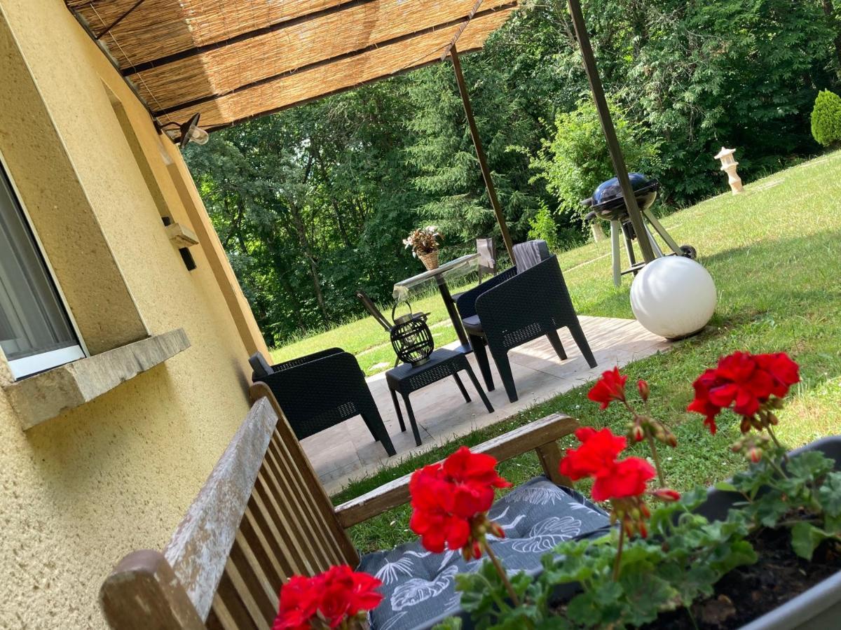 Gite Des Combes Blanches Avec Piscine Frayssinet-le-Gélat 外观 照片